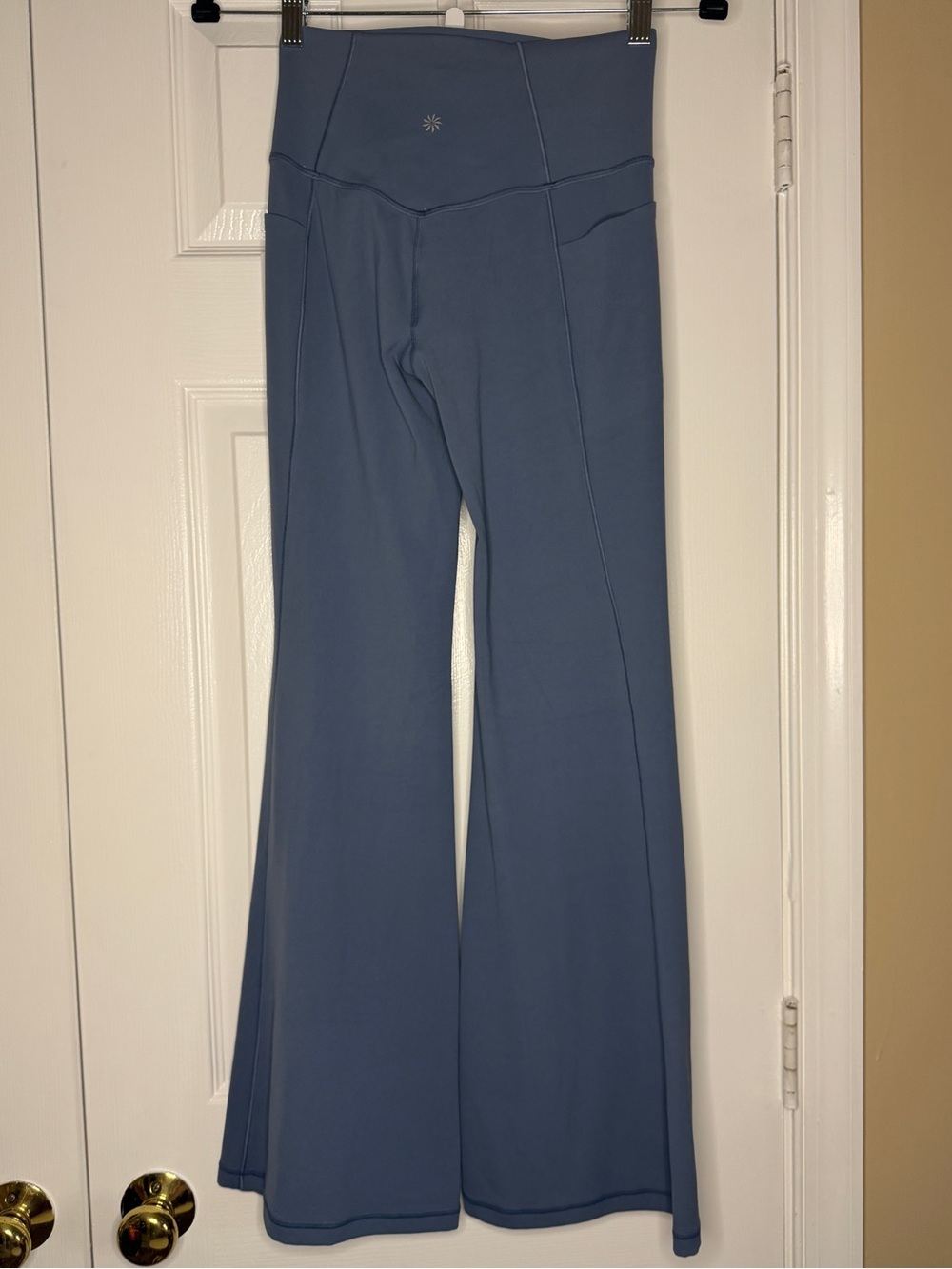 Athleta Salutation Stash Flare Pant - Slate Blue